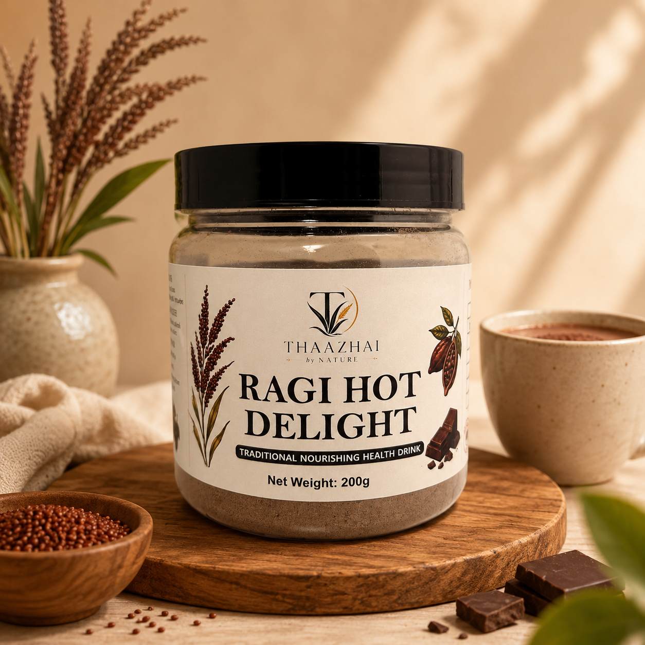 Ragi Hot Chocolate Mix