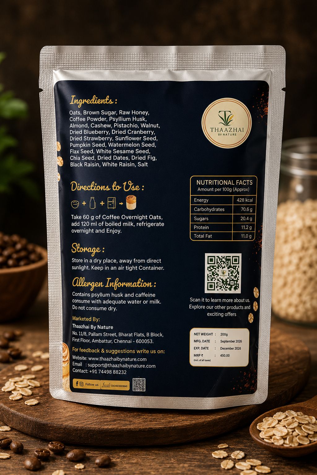 Coffee Overnight oats